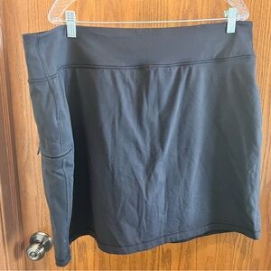 Duluth Trading Womens Black Skort Size XXL